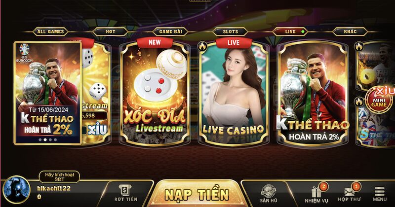 Giới thiệu tổng quan Live Casino Go88